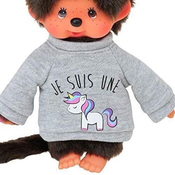 Bandai - Monchhichi - peluche - Licorne 20 cm - 80331 4