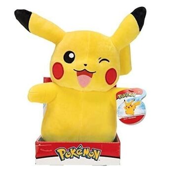 Peluche Pokémon Pikachu 30 cm - Réf : PKW97730 4