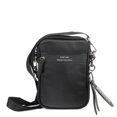 Bolso STAMP ST6600, mujer, ecopiel, color negro