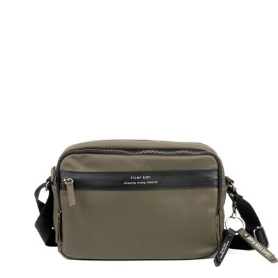 STAMP ST6601 Tasche, Damen, Kunstleder, Farbe Khaki