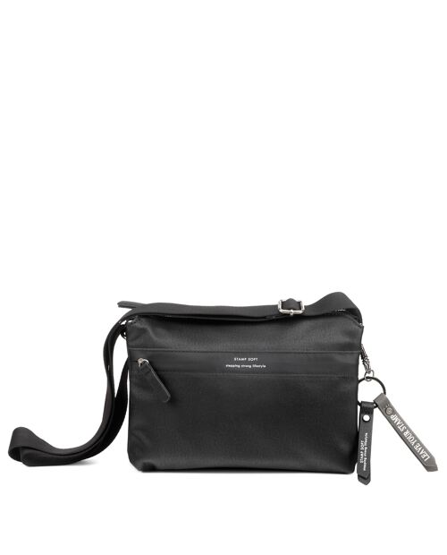 Bolso STAMP ST6602, mujer, ecopiel, color negro