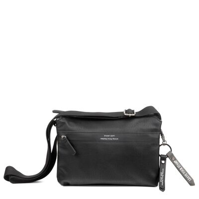 Bolso STAMP ST6602, mujer, ecopiel, color negro