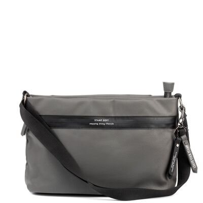 Bolso STAMP ST6603, mujer, ecopiel, color gris