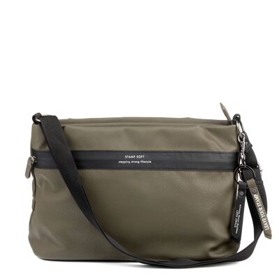STAMP ST6603 bag, woman, faux leather, khaki color