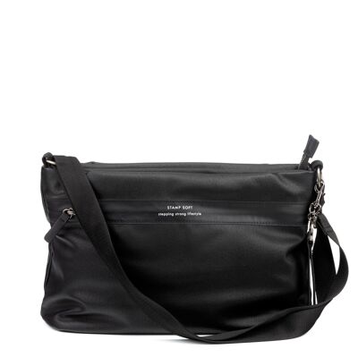 Bolso STAMP ST6603, mujer, ecopiel, color negro