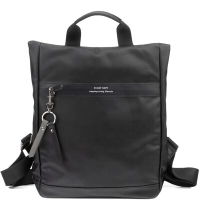 STAMP ST6605 backpack, women, eco-leather, black