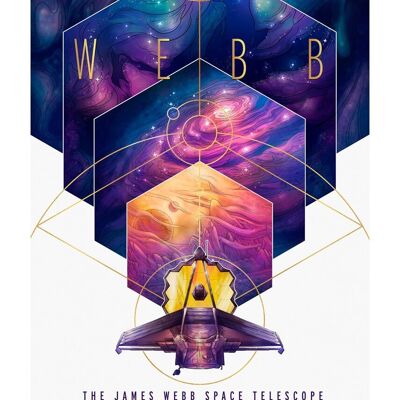 Poster 50x70 NASA James Webb