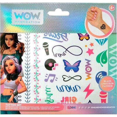 Set 50 Tatoos Wow Generation 18x17x4