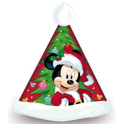 Mickey Mouse Gorro Papá Noel 37 cm