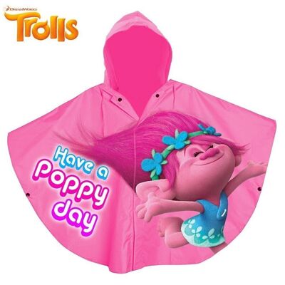 Trolls Chubasquero Poncho talla única