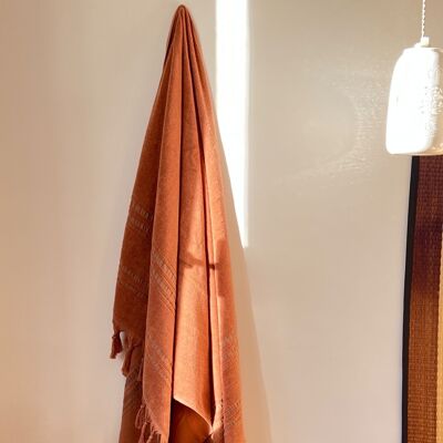 FOUTA AUS BIO-BAUMWOLLE – DOLCE-Kollektion – Bernsteinfarben