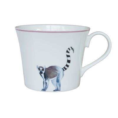 Taza de porcelana de hueso Livy Lemur