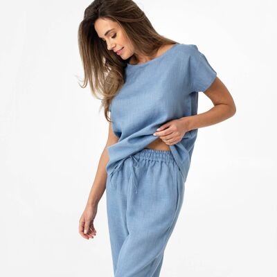 Conjunto de pijama de lino para mujer RAVELLO
