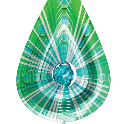 Kristalltropfen-Aqua-Künstler-Kristallschwanz