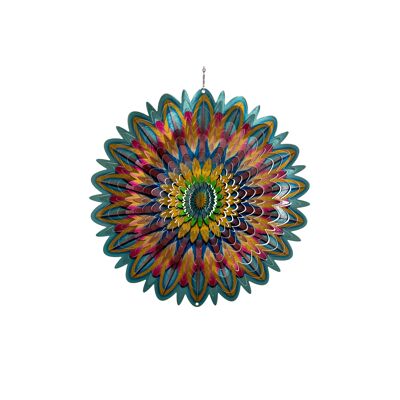 Moulin à vent fleur mandala