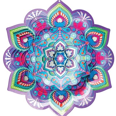 Mandala-Lotus-Windspiel