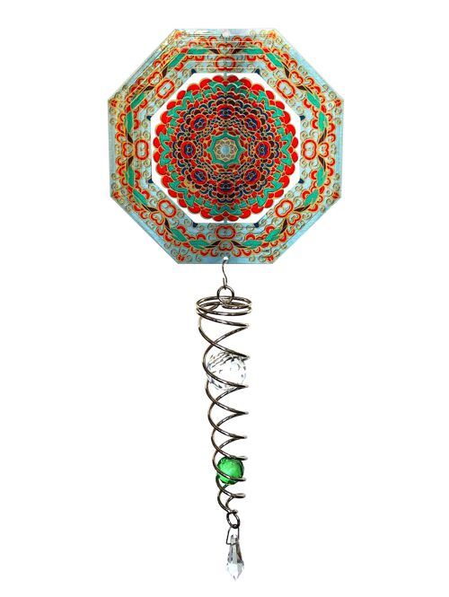 Mandala Octagon Artist Crystal Tail