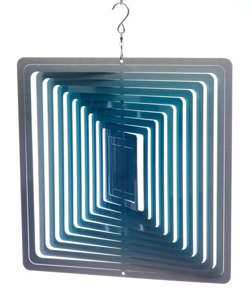 Square Fading Blue Wind Spinner