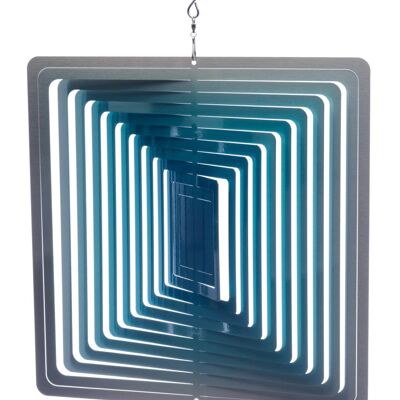 Square Fading Blue Wind Spinner