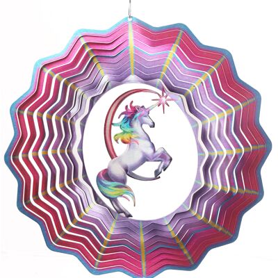 Spinner à vent licorne