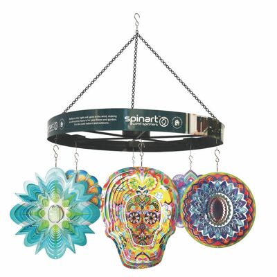 Pantalla colgante circular Wind Spinner (eléctrica)