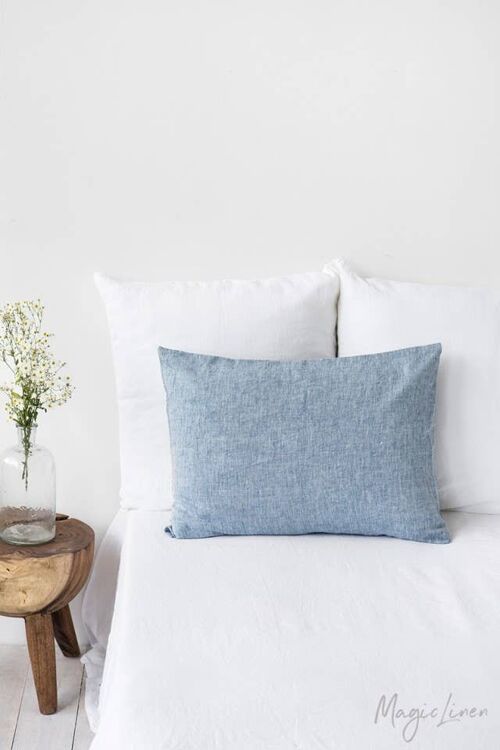 Blue Melange Pillowcase