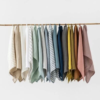 Linen Tea Towels in various colors