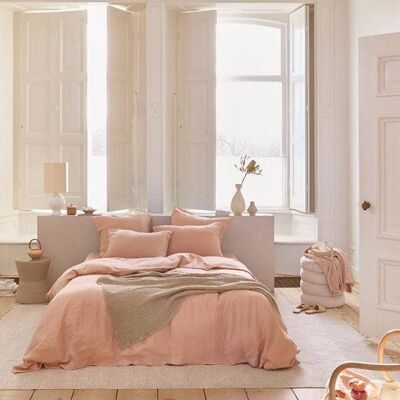 Peach duvet cover set (3pcs)