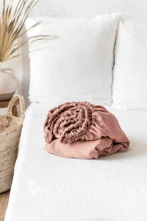 Peach Fitted Sheet