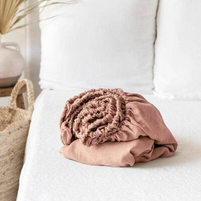 Peach Fitted Sheet