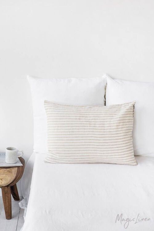 Striped in Natural Pillowcase