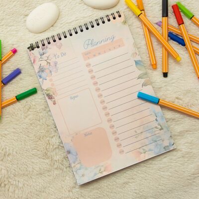 Agenda giornaliera Blocco 30 pagine Shabby Chic