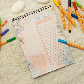 Bloc Planner Journalier 30 pages Shabby Chic 1