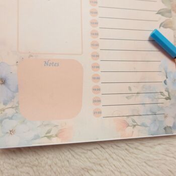 Bloc Planner Journalier 30 pages Shabby Chic 3