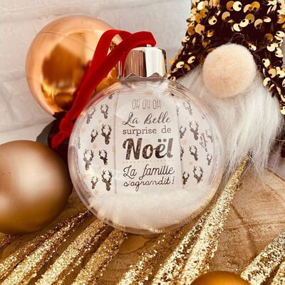 Pallina di Natale - La famiglia sta crescendo