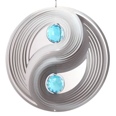 Ying Yang Crystal Wind Spinner