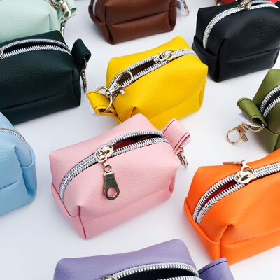 Porta bolsas para caca en diferentes colores en símil piel certificada Oeko-Tex - Hecho a mano - Stylidog
