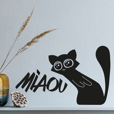 Curious Chaminou decorative wall sticker