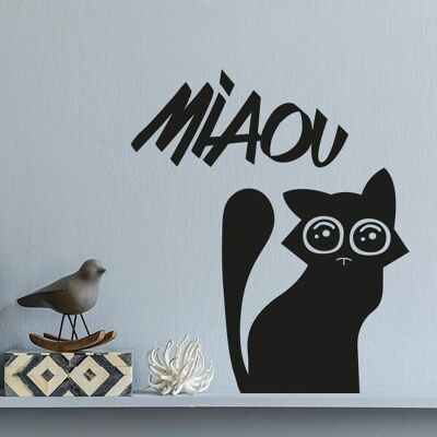 Deco wall sticker Chaminou pensive