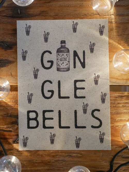 Weihnachtskarte - GINgle Bells