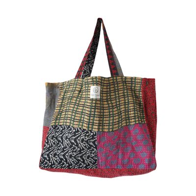 Kantha shopping bag N°424
