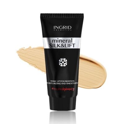Base de maquillaje mineral - Silk & Lift - 30 ml - Ingrid Cosmetics - 5 Tonos - 30
