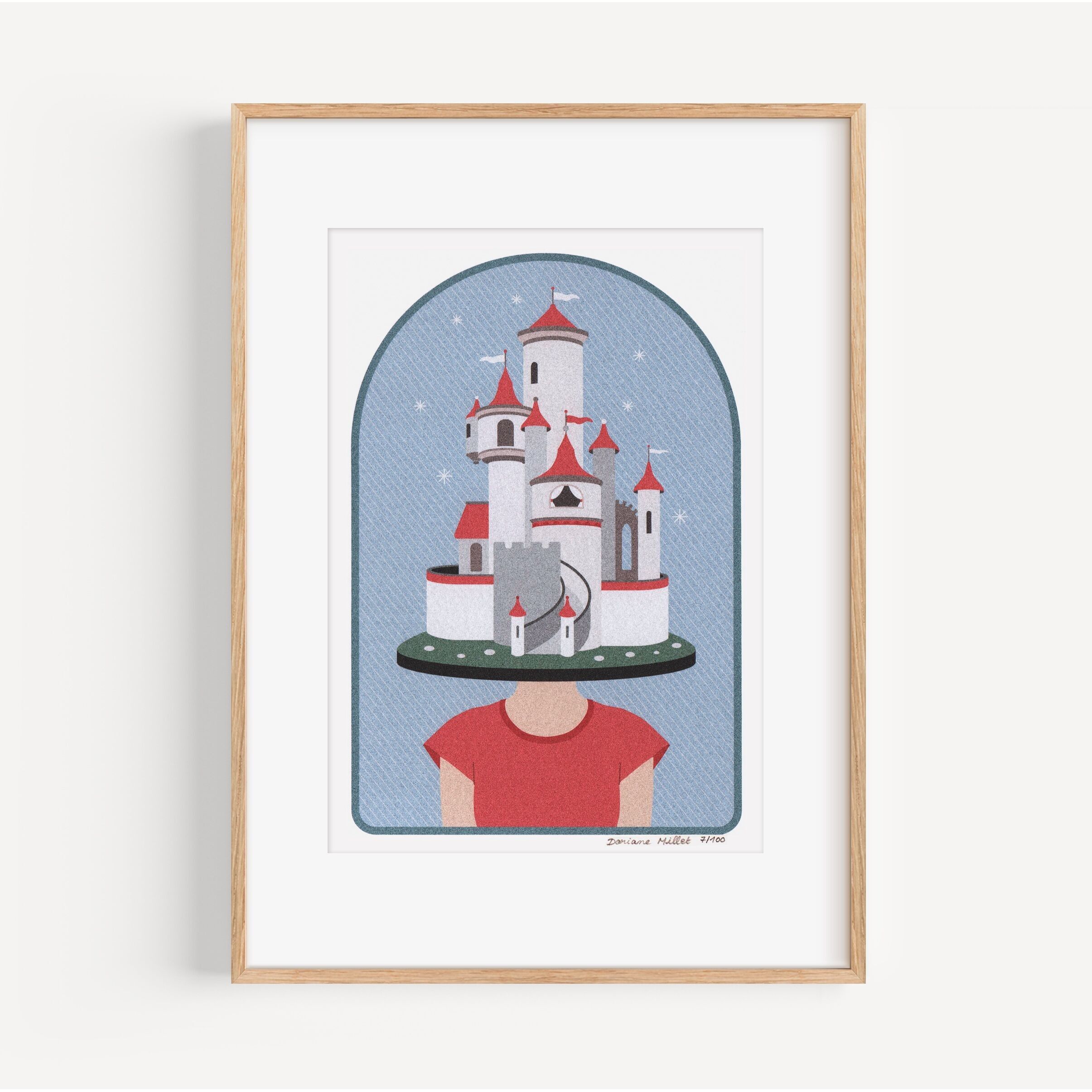 Der Romantische | Kunstdruck 15x20 cm | Limitierte Auflage, beschränkte Auflage