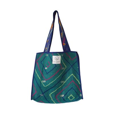 Tote bag en kantha N°274