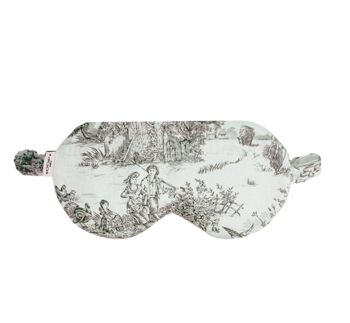 Masque pour les yeux chauffant et refroidissant - Toile de Jouy GRIS 1