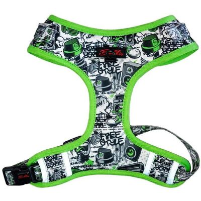 Bobbi's Adjustable Soft Harness: Graffiti