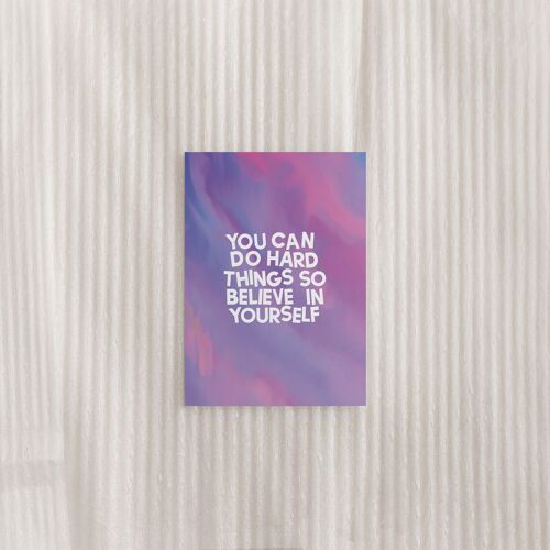 Hard Things Postcard