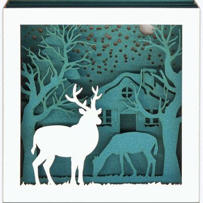 Christmas Deer Pop-up Card