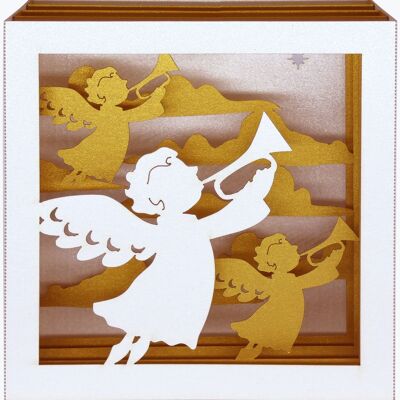 Trumpeting Angels Pop-up Card