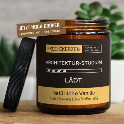 Geschenkkerze Duftkerze architektur-studium… #321